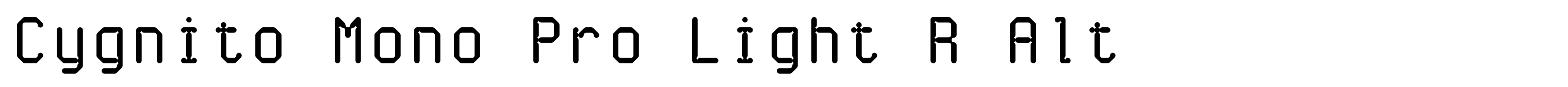 Cygnito Mono Pro Light R Alt